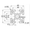 這種40*40的流水線型材哪家有？