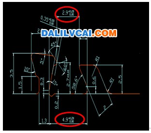 鋁型材標準槽口尺寸圖