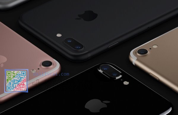 iPhone7亮光黑工藝與亞光黑、玫瑰金對比圖