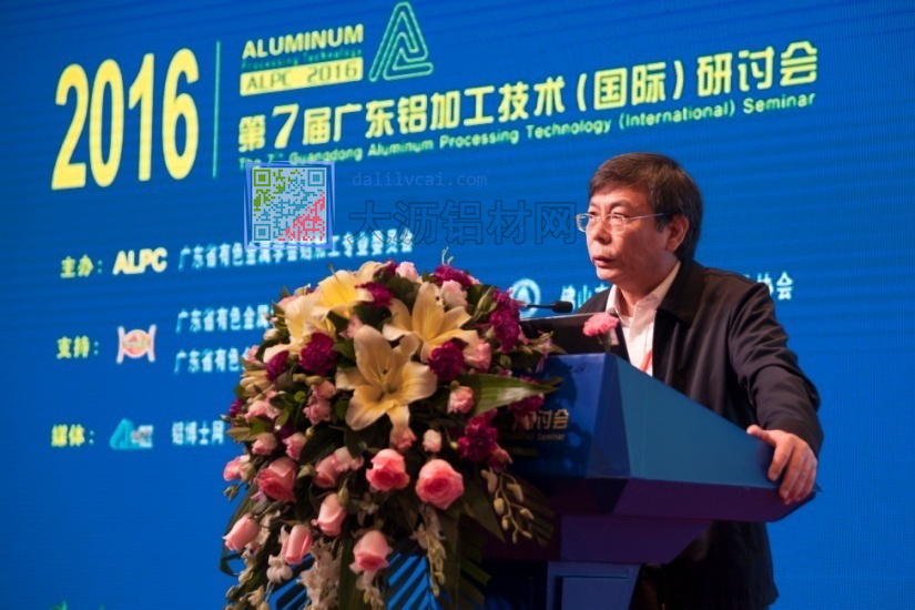 中國有色金屬工業(yè)協(xié)會副會長、中國有色金屬加工工業(yè)協(xié)會理事長文獻軍發(fā)言
