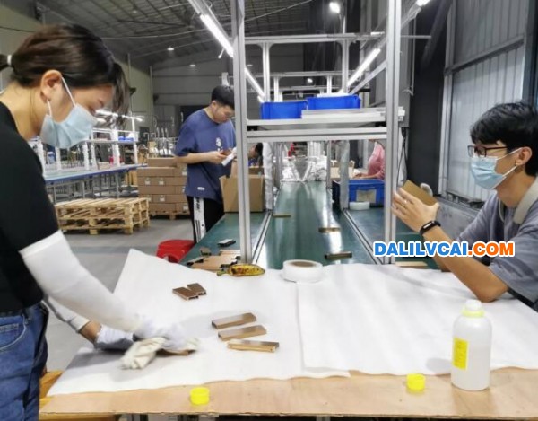 鈦美鋁業(yè)小件氧化成品車間質(zhì)檢現(xiàn)場