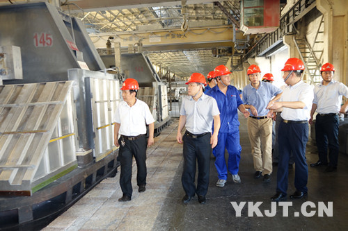 省國資委趙榮浩到科澳鋁業(yè)督導檢查工作