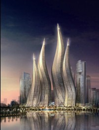 迪拜風(fēng)中蠟燭：始建于2009年