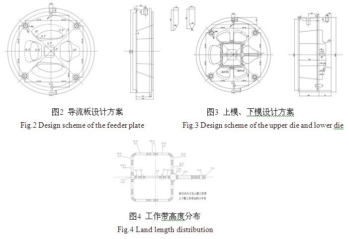 鋁型材擠壓模具導流板、上下模的設計方案