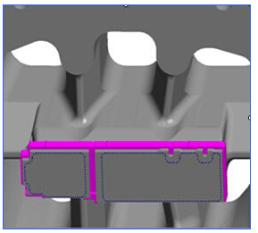 鋁材擠壓模具3D模塊設(shè)計圖